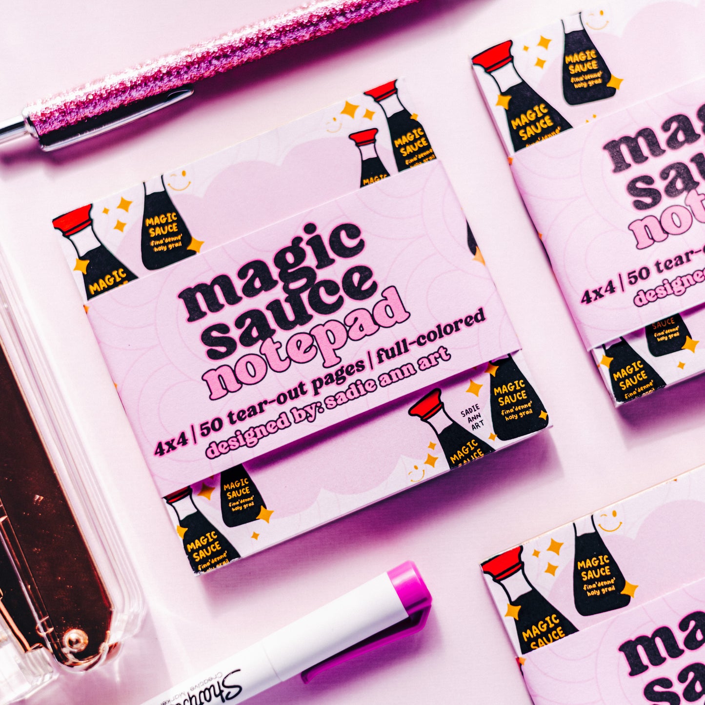 Magic Sauce 4 x 4 Notepad