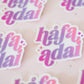 Hafa Adai Sticker (Sunset Pink)